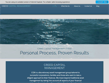 Tablet Screenshot of creedgroup.ca